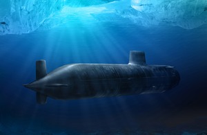 Astute class sub (MOD)